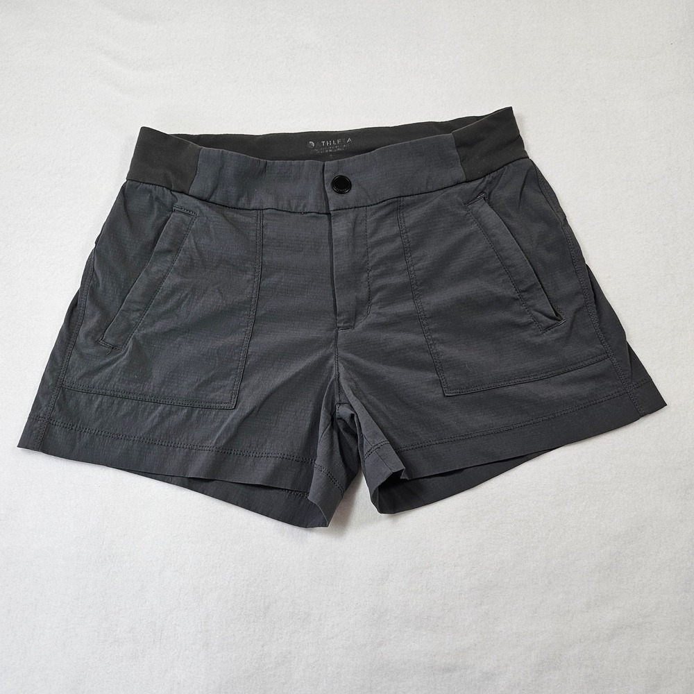 Athleta Trekkie North Shorts Gray Hiking Trekking Outdoor Women Size 2 Gorpcore